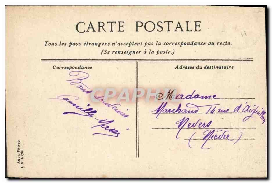 CPA Bateau Bordeaux le Kleber Croiseur Cuirasse de 1ere classe — Verso