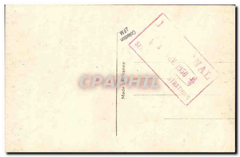 CPSM Bateau Marine militaire francaise Croiseur Lamotte Picquet — Verso