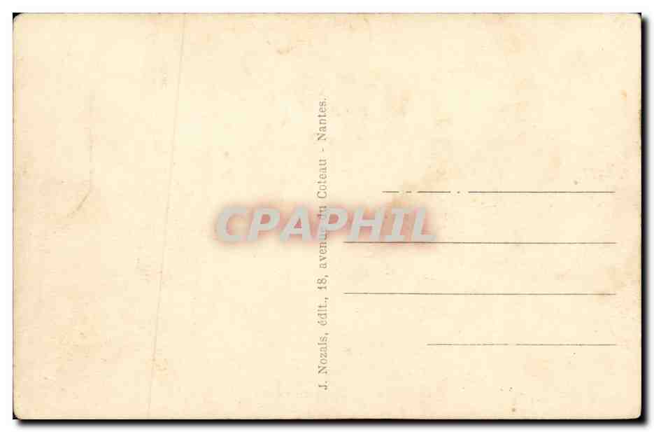 CPSM Bateau Marine militaire francaise Croiseur Lamotte Picquet — Verso