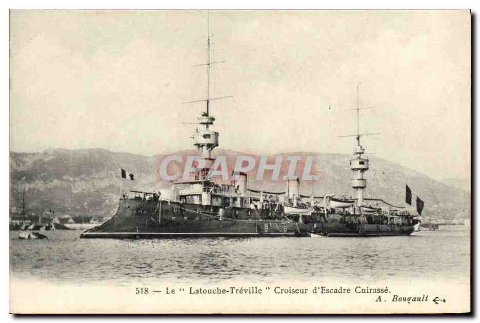 Le "Latouche-Tréville" Croiseur d'Escadre Cuirassé — A. Bougault n°518