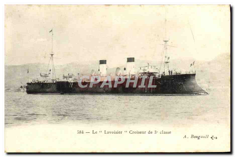 Le "Lavoisier" — Croiseur de 3e classe — A. Bougault n°584