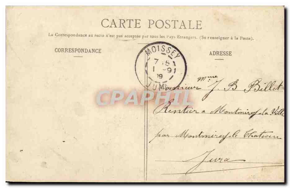 La "Liberté", Cuirassé d'Escadre de 15.000 Tonnes — A. Bougault, n°411 — Verso