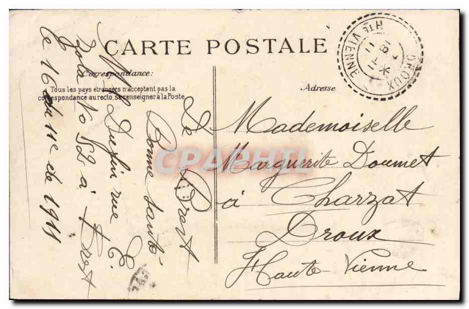 Catastrophe de la "Liberté" — Les obsèques — Les Amiraux suivant le cortège — Éditeur E.P.D. — Reverso