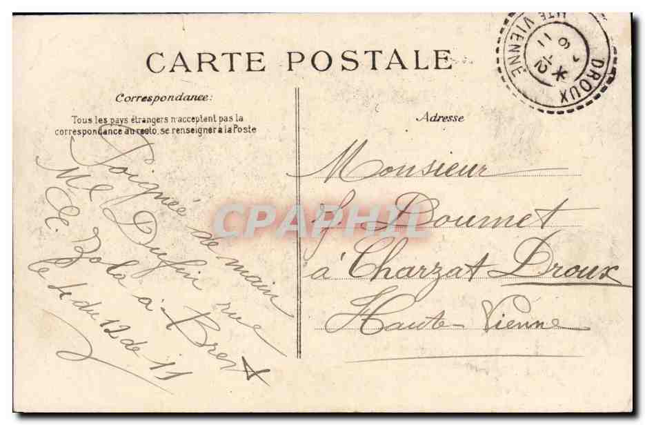 Obsèques de l'Amiralissime Jauréguiberry — Catastrophe de la 'Liberté' — Éditeur E.D. — Verso