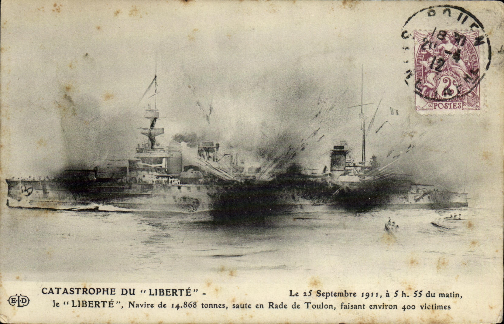 Catastrophe du "Liberté" — Toulon — Édition EID