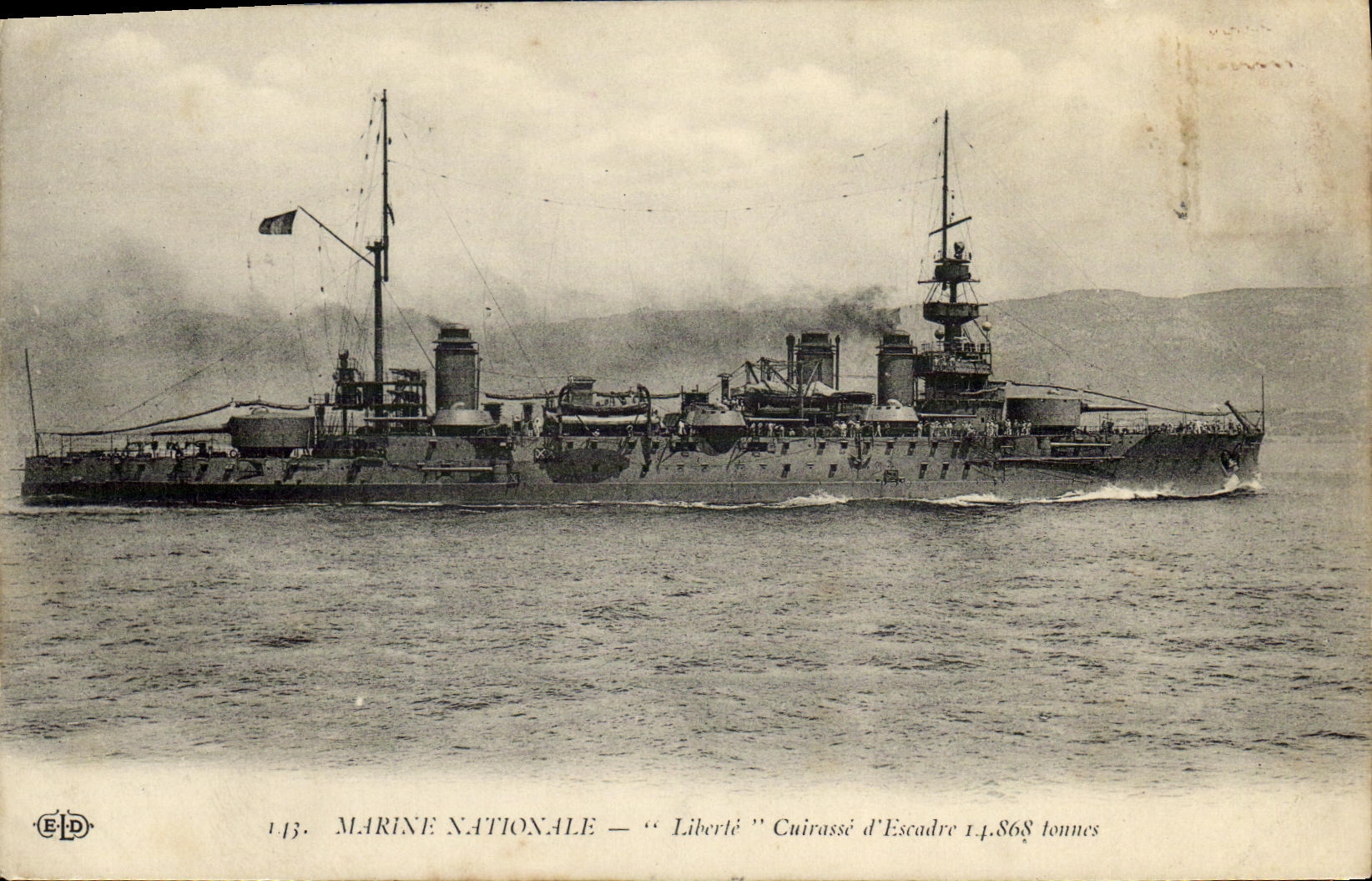 CPA Bateau Liberte Cuirasse d escadre