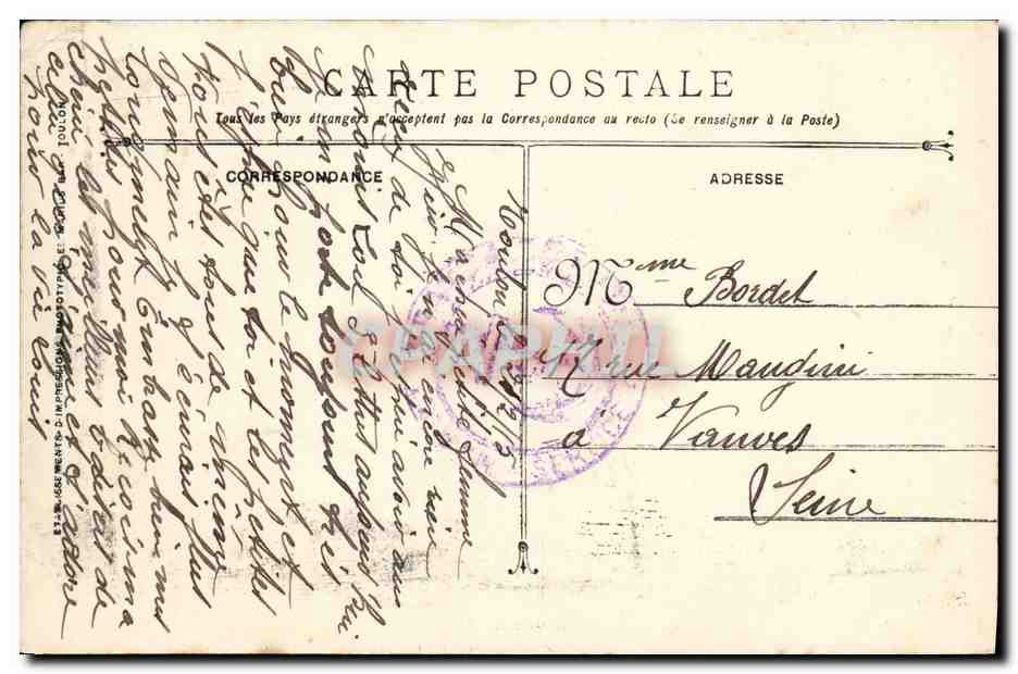 Catastrophe du cuirassé LIBERTE — 25 Septembre 1911 — Chantiers de la Seyne — Reverso