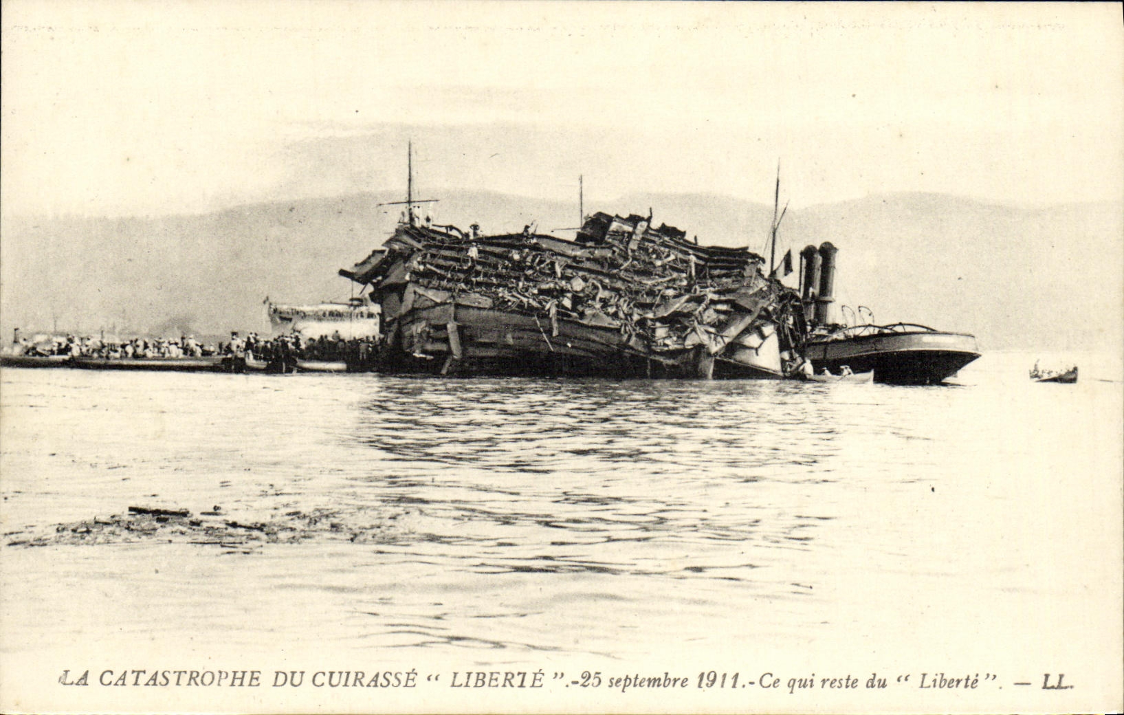 Catastrophe du cuirassé "Liberté" — 25 septembre 1911 — LL