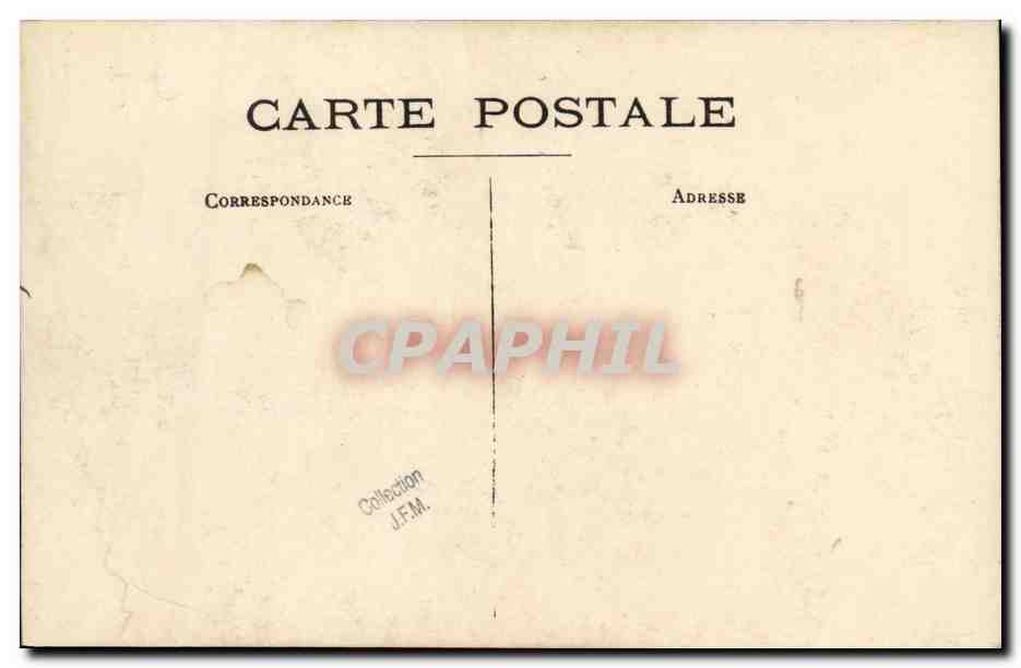 Navire en ruines — vue après naufrage — Carte postale sans éditeur ni numéro de série visible — Verso