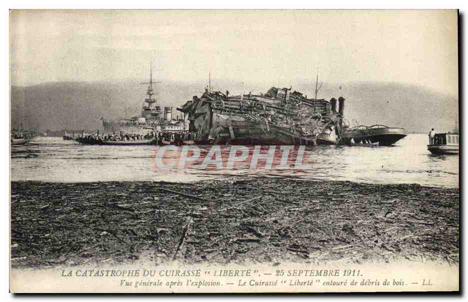 La catastrophe du cuirassé "Liberté" — 25 septembre 1911 — LL