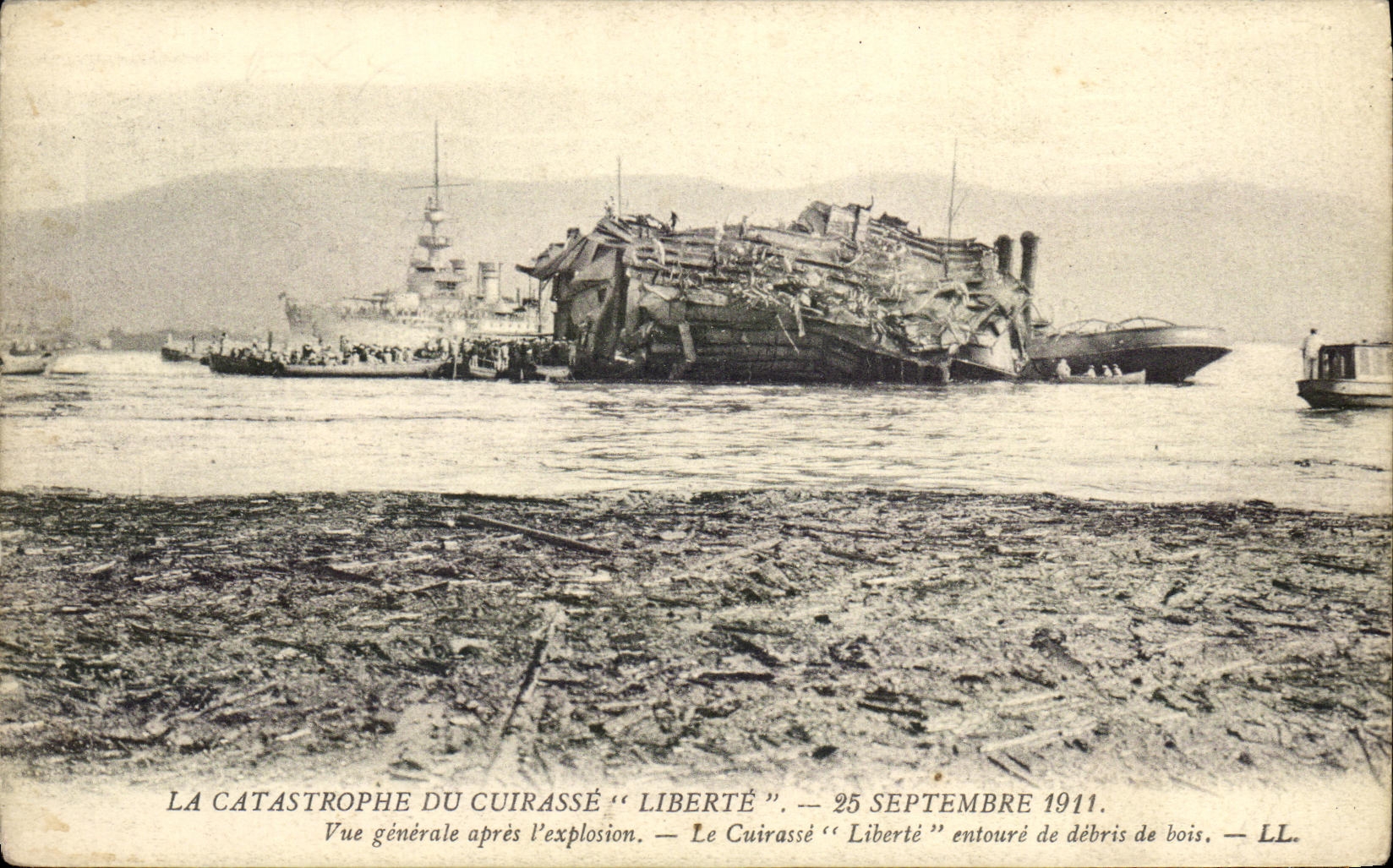 Catastrophe du cuirassé "Liberté" — 25 septembre 1911 — LL