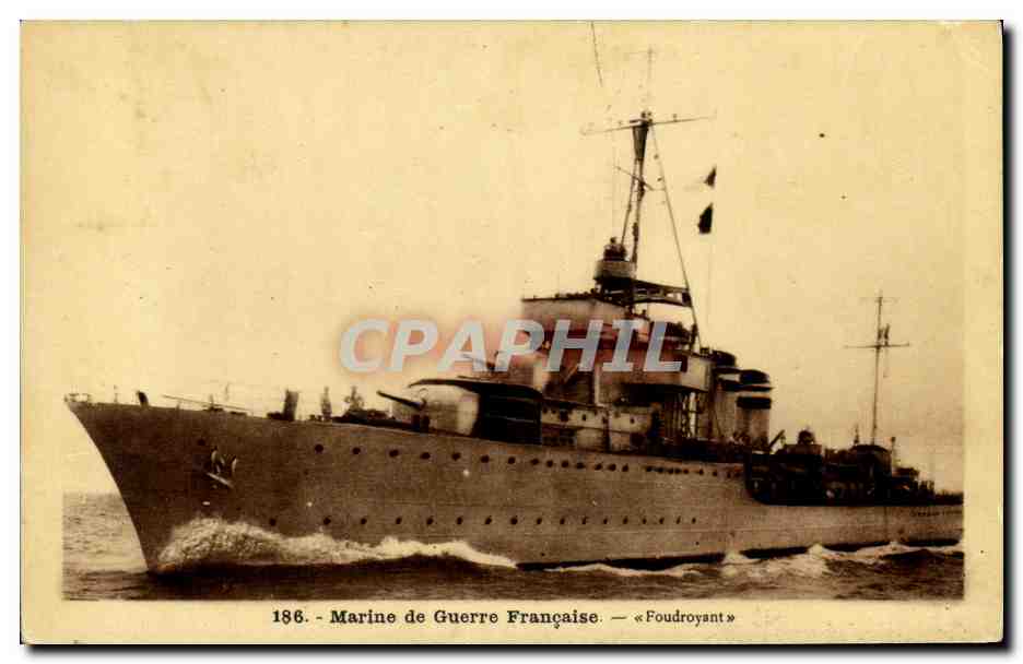 CPSM Bateau Marine de guerre Foudroyant 