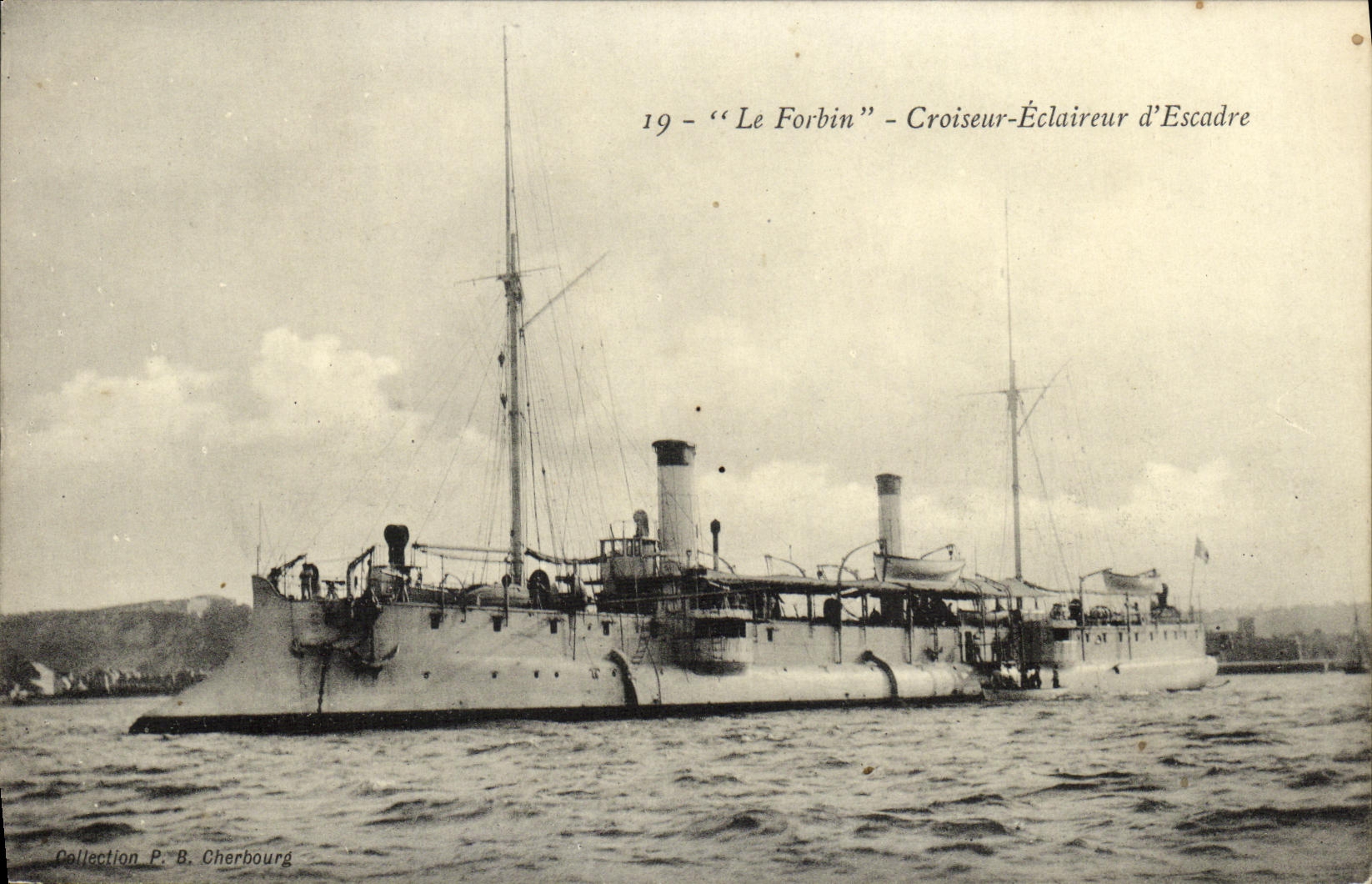 Le Forbin — Kreuzer-Scout der Flotte — Sammlung P. B. Cherbourg