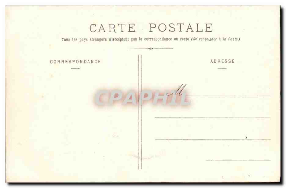 Le Forbin — Kreuzer-Scout der Flotte — Sammlung P. B. Cherbourg — Rückseite