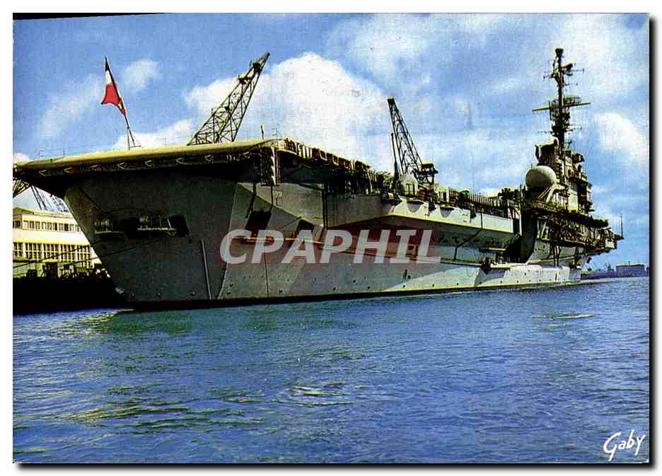 Porte-avions Charles de Gaulle — Brest — éditeur Gaby