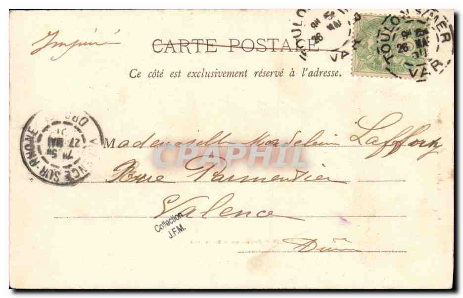 CPA Bateau Linois Croiseur et barbette — Verso
