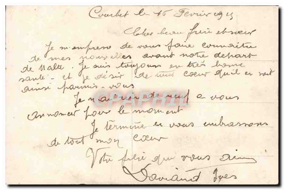 CPA Bateau French battleship Lorraine  — Verso