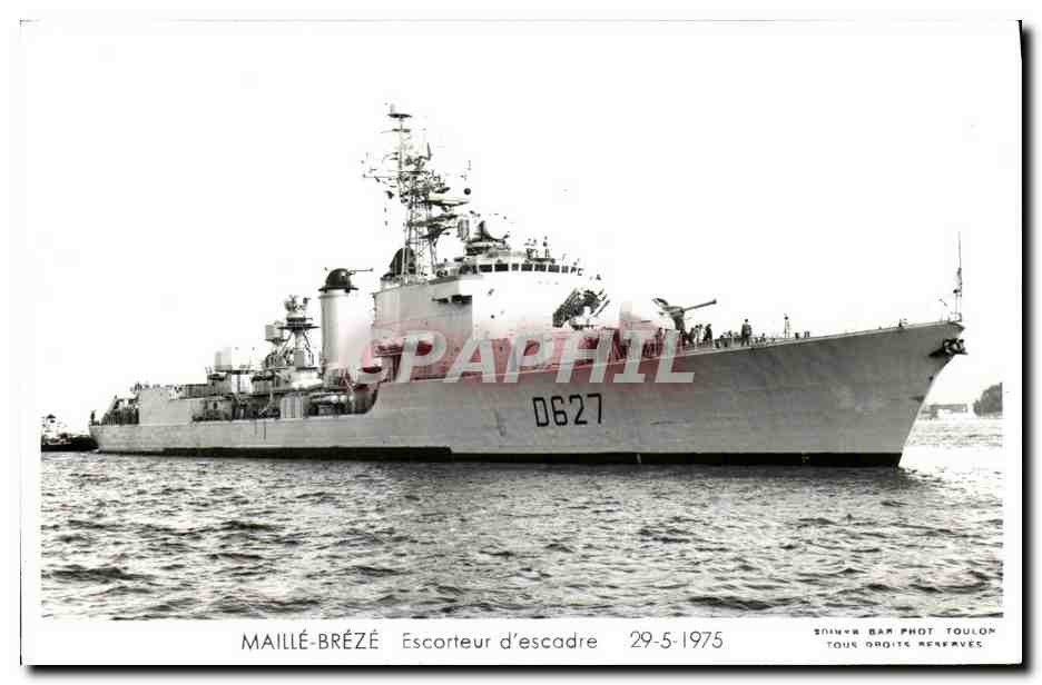 CPM Bateau Maille Breze Escorteur d escadre 