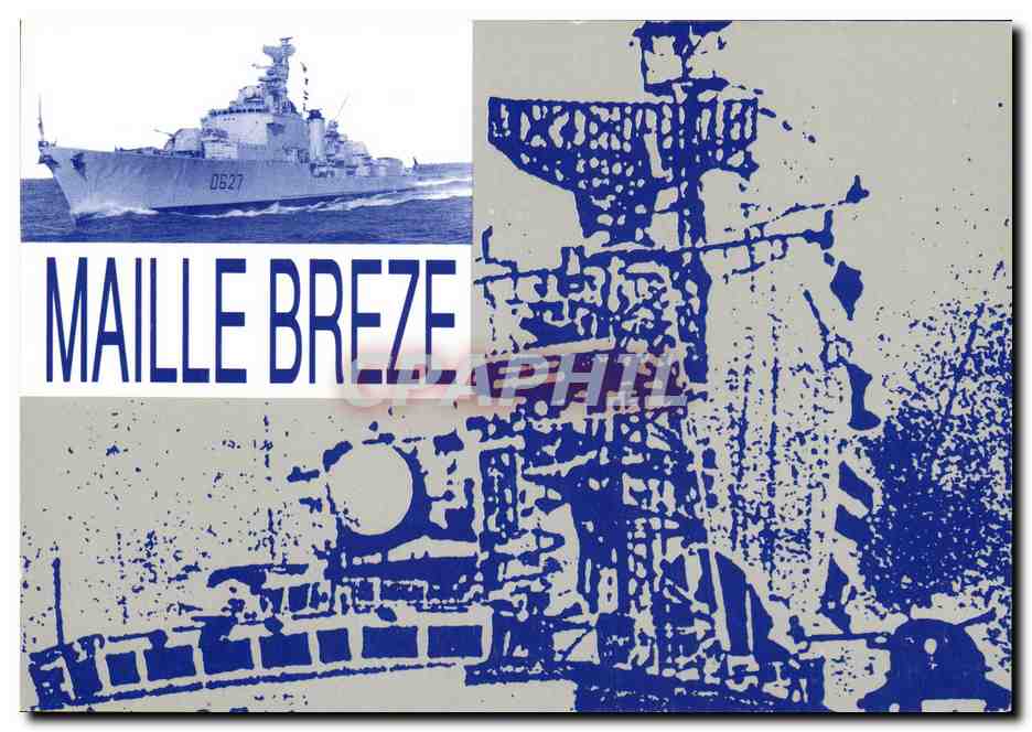 CPM Bateau Maille Breze