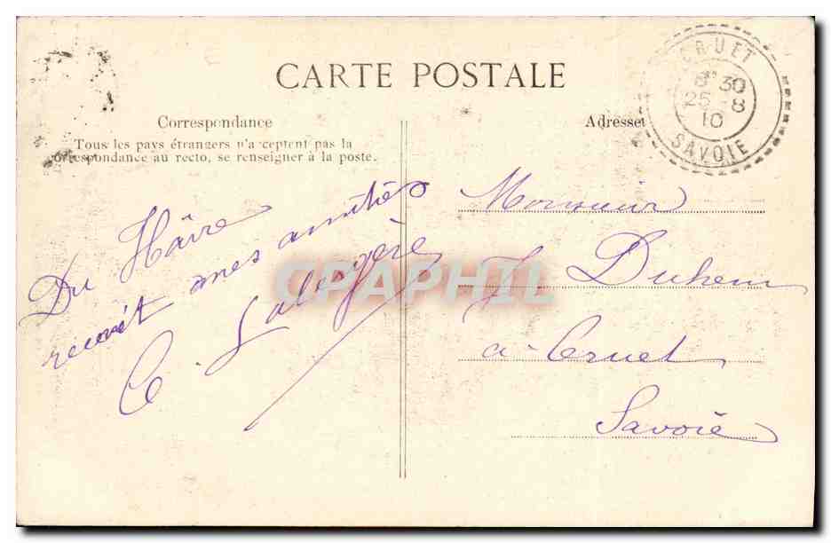 Le Havre — Le paquebot 'La Provence' — Edit. Barriaux — Reverso