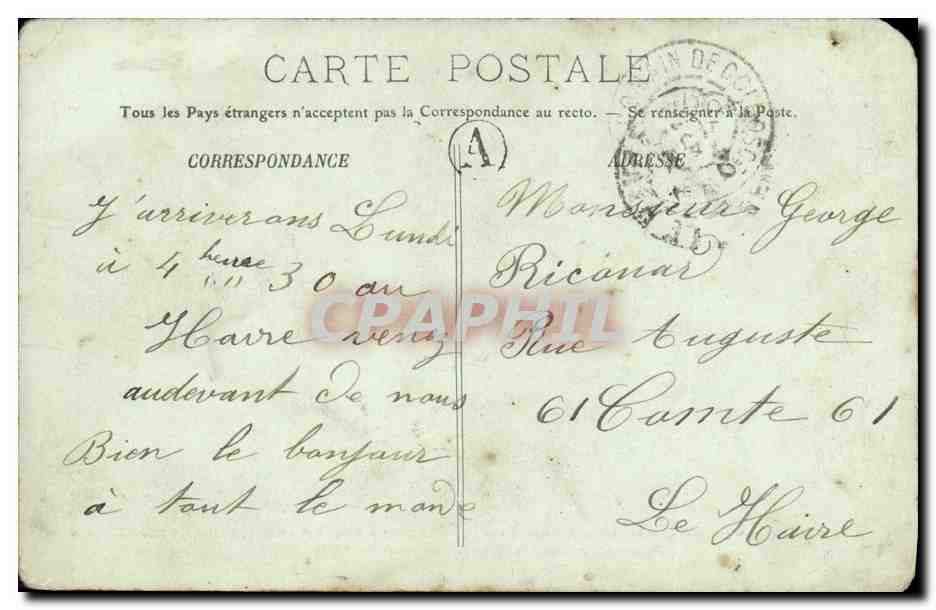 CPA Bateau Marseillaise et l escadre italienne saluant son embarquement a Naples Fetes italiennes Croiseur cuirasse — Verso