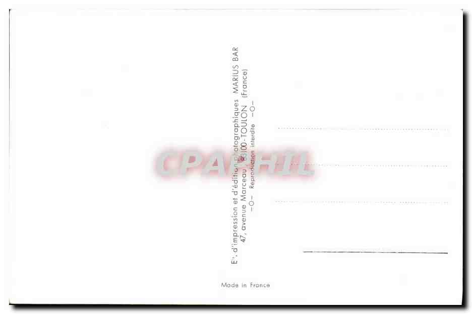 CPM Bateau Marseillaise Croiseur cuirasse — Verso