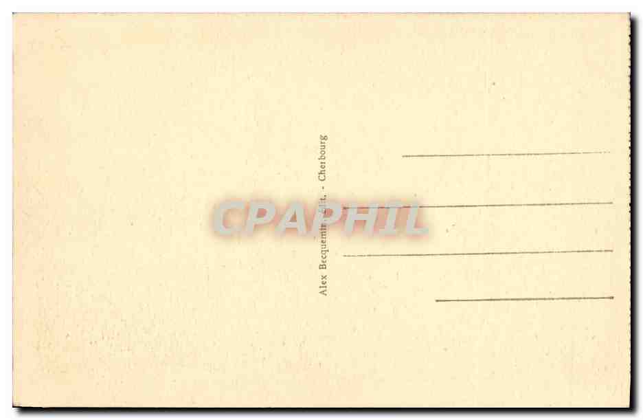 CPA Bateau Cuirasse Marseillaise — Verso