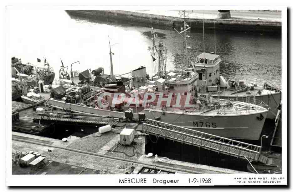 MERCURE Dragueur — 1-9-1968 — Marius BAR Phot. TOULON