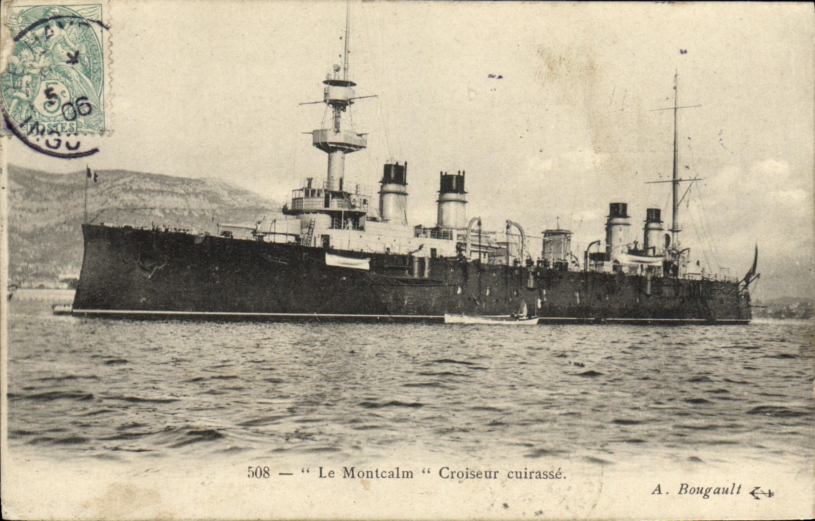 Le Montcalm — Croiseur cuirassé — A. Bougault n°508