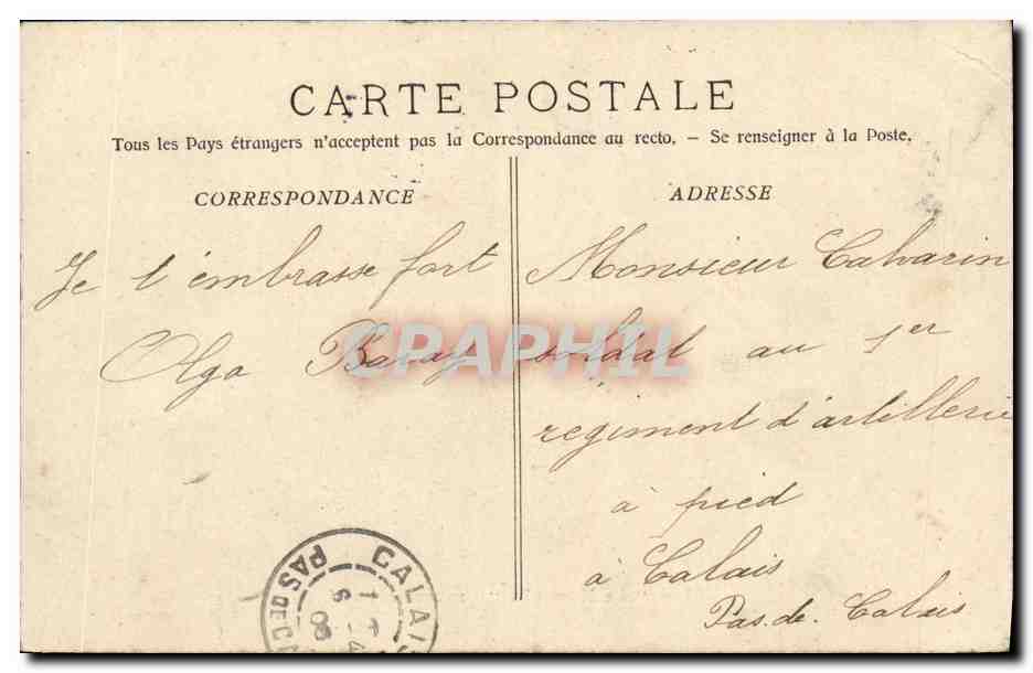 Le Montcalm — Croiseur cuirassé — A. Bougault n°508 — Reverso