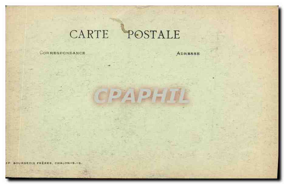 CPA Bateau Etablissements Schneider Cie Chantiers de Chalons sur Saone Contre torpilleur d escadre Arc et Mousqueton — Verso
