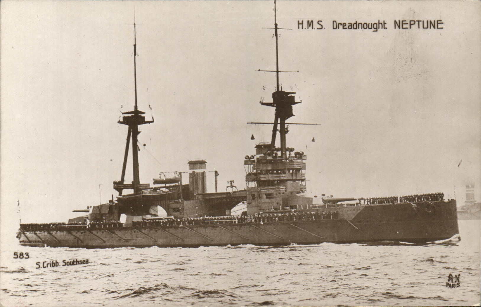CPA Bateau HMS Dreadnought Neptune