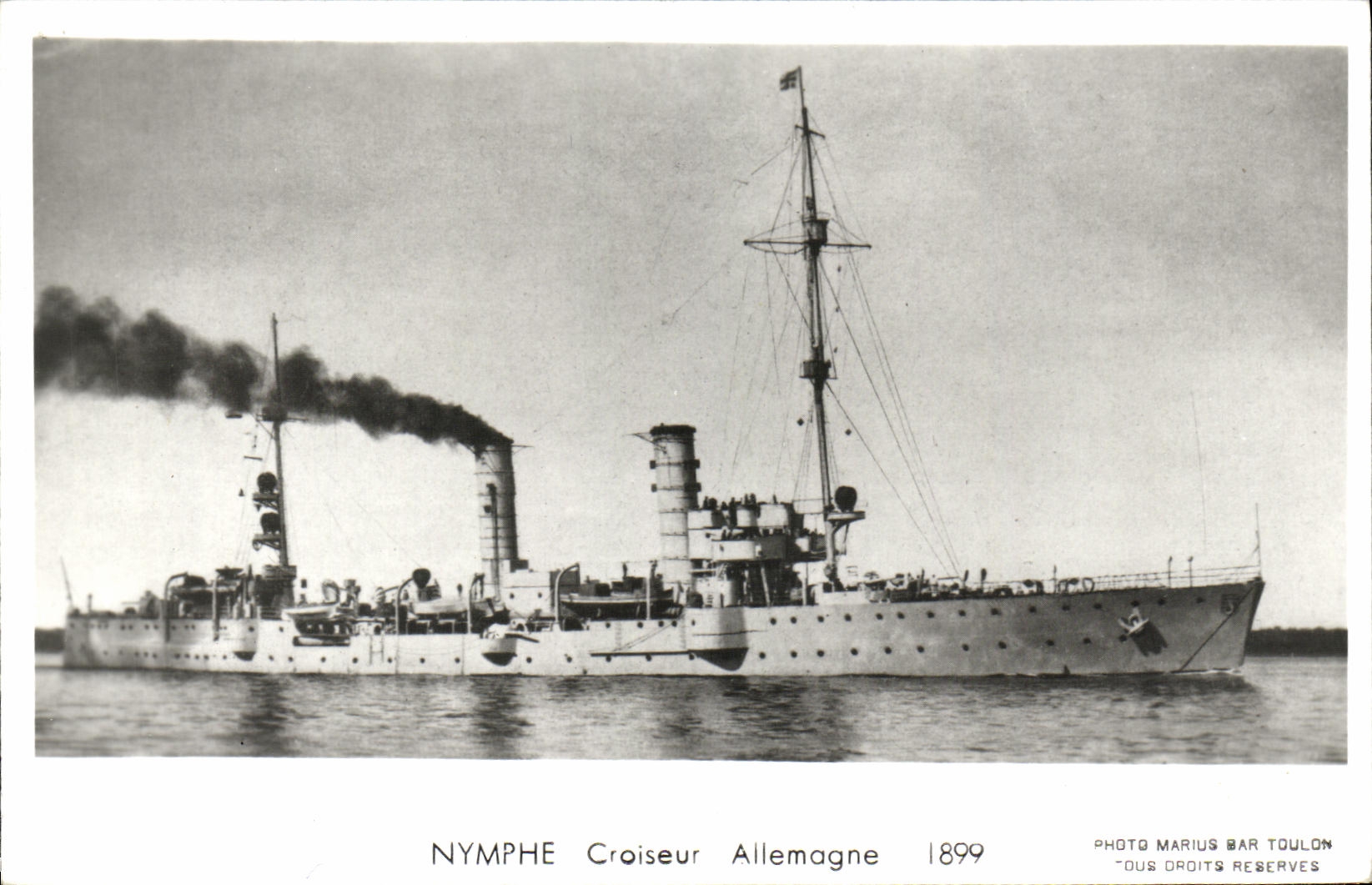 CPM Bateau Nymphe Croiseur Allemagne 1899