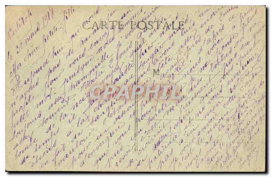 CPA Bateau Odessa Croiseur auxiliaire russe de 1er rang par grosse mer Russie — Verso