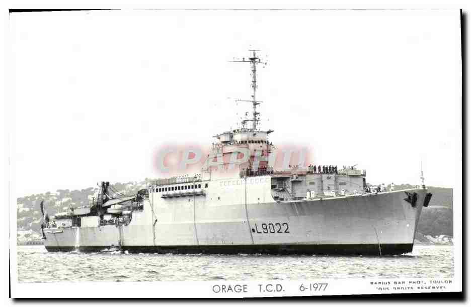 CPM Bateau Orage TCD 6 1977