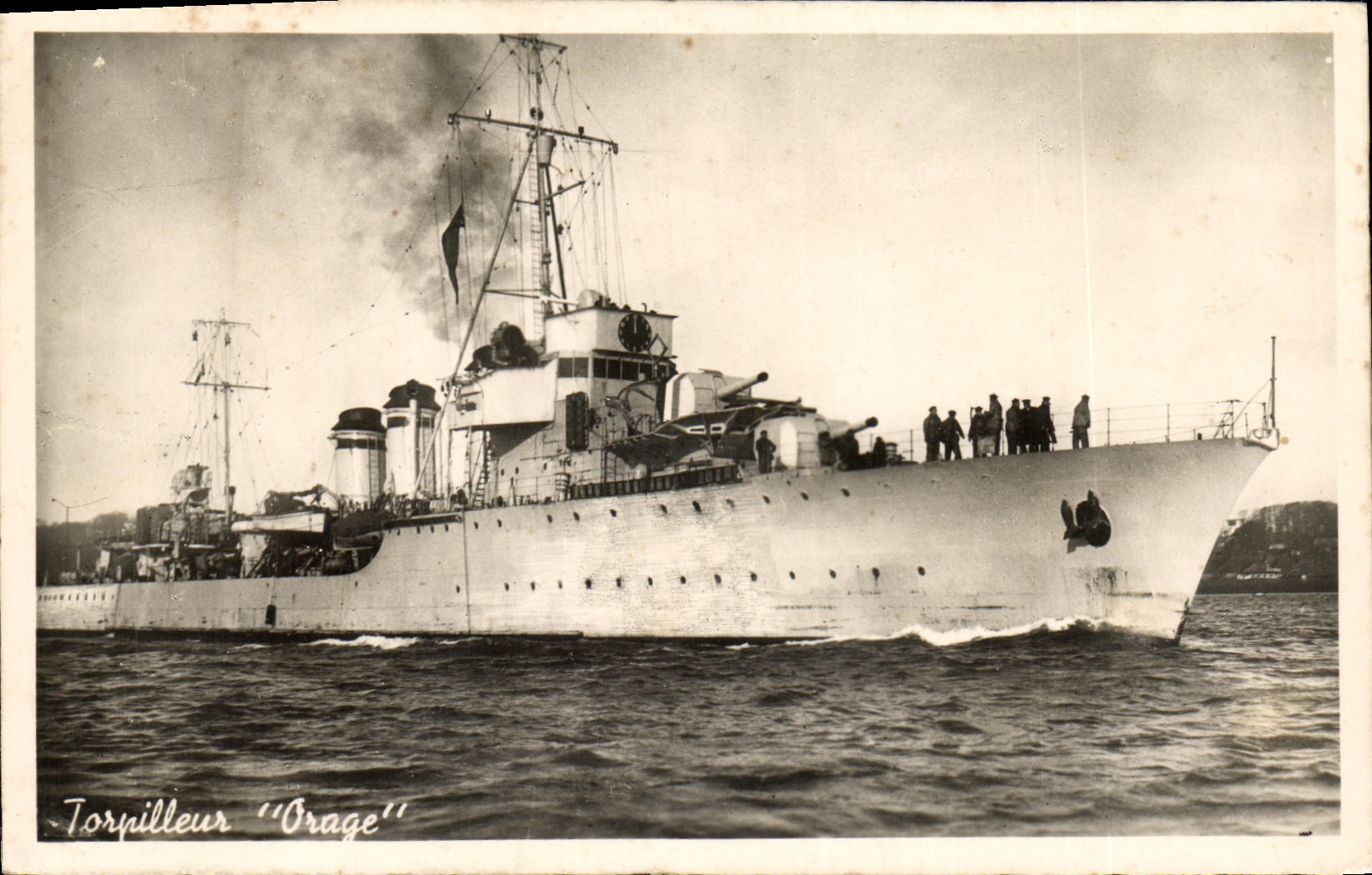CPM Bateau Torpilleur Orage 