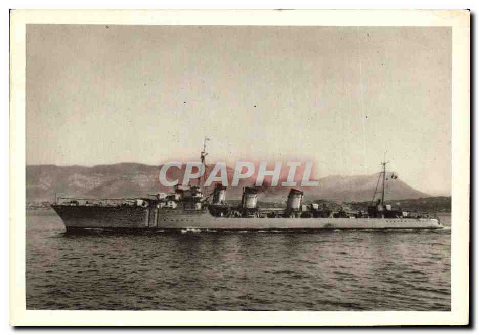 CPA Bateau Contre torpilleur panthere