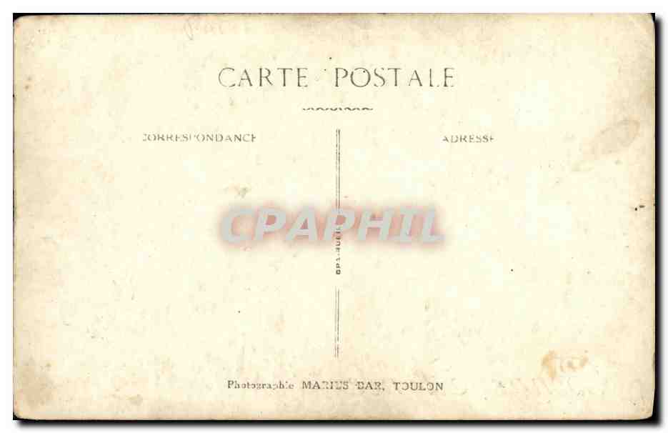 CPA Bateau Navire de guerre — Verso