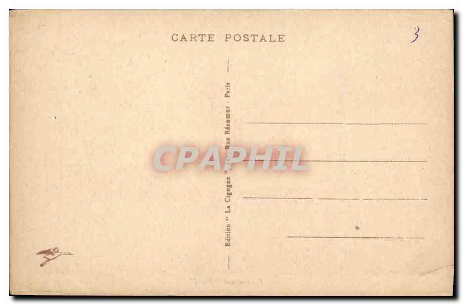 CPA Bateau Guerre Dreadnought Paris — Verso