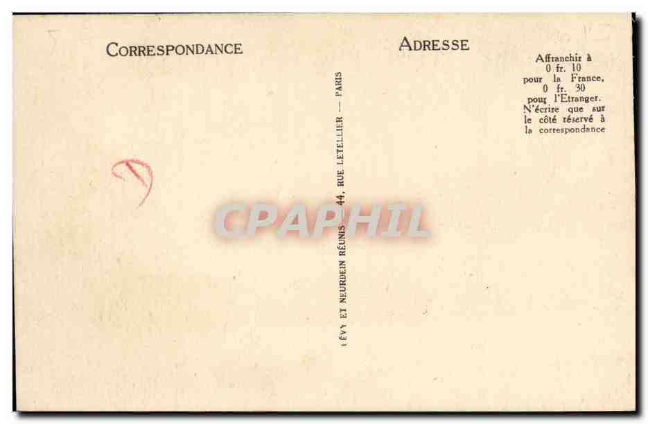 CPA Bateau Guerre Paris Cuirasse de 1er rang — Verso
