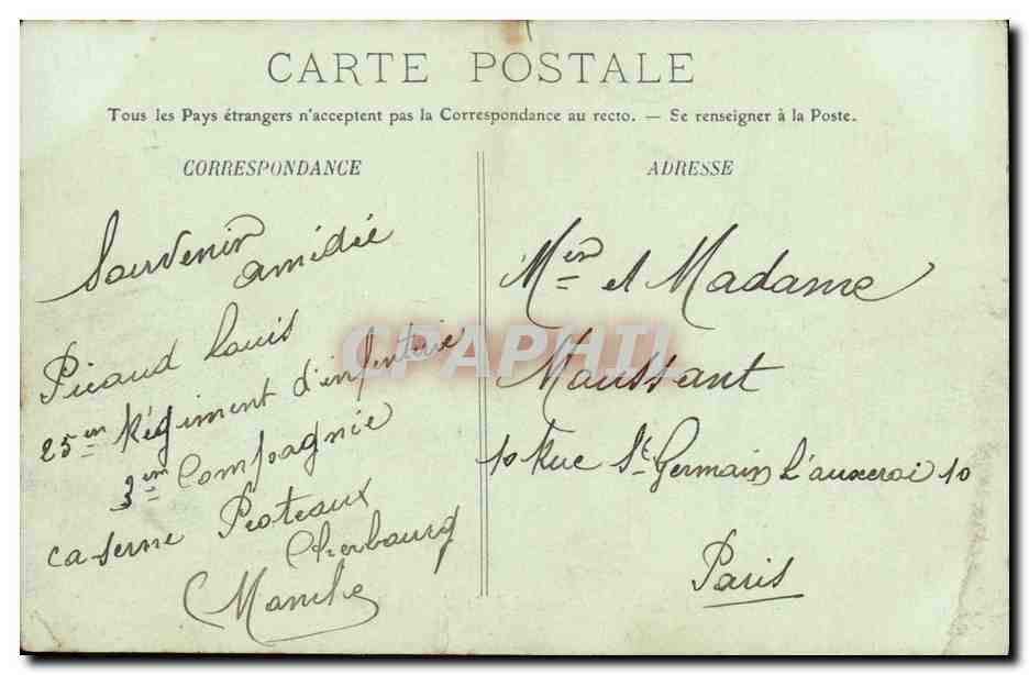 CPA Bateau Guerre Pelayo Cuirasse de la marine royale espagnole — Achterkant