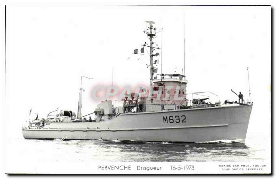 Pervenche — Dragueur M632 — Marius Bar, Toulon