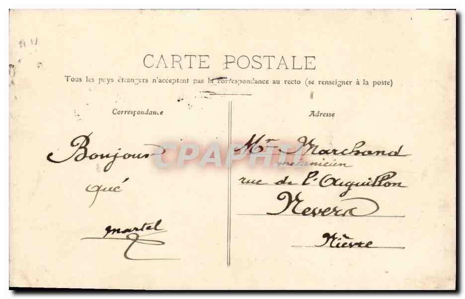 Le "Pothuau", Croiseur cuirassé — A. Bougault, n°531 — Achterkant