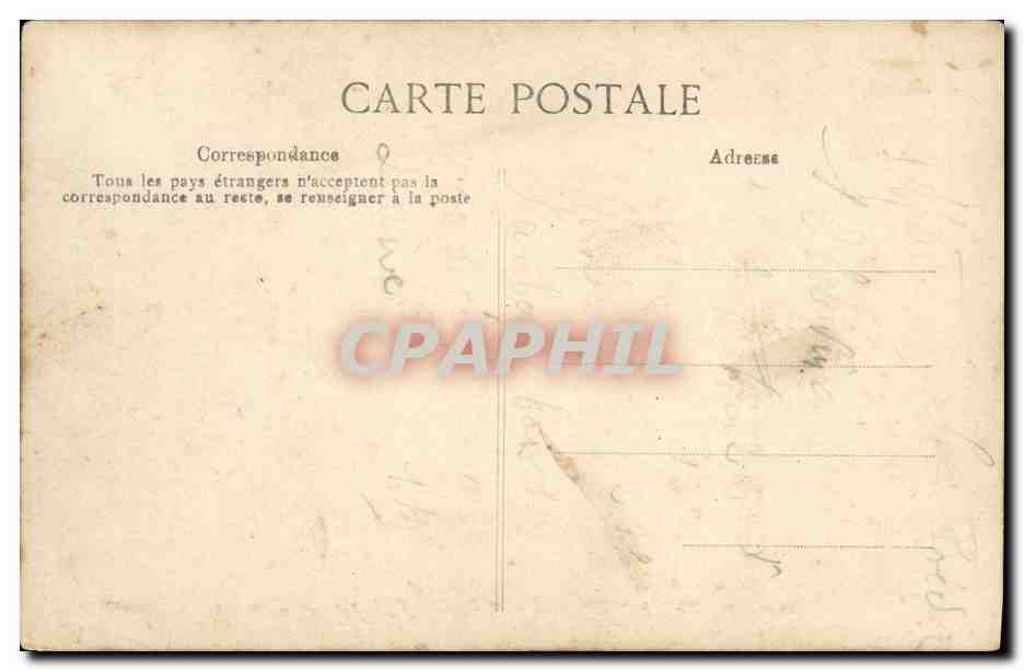 CPA Bateau Guerre Le Pothuau Croiseur cuirasse d escadre — Verso