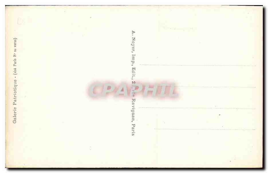 H.M.S. Croiseur de bataille PRINCESS ROYAL — S. Cribb, Southsea — AN Paris — Verso