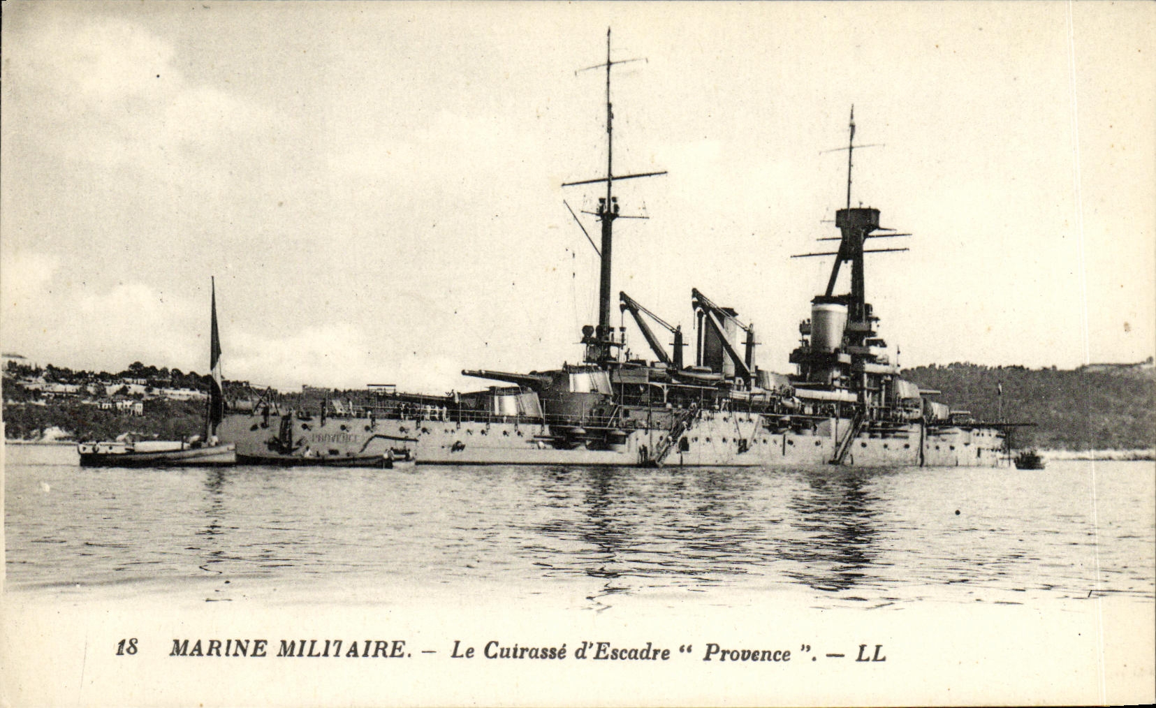 Le Cuirassé d'Escadre "Provence" — Marine Militaire — LL