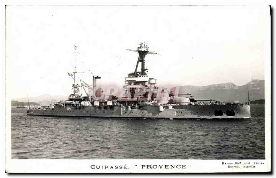 CPM Bateau Guerre Cuirasse Provence
