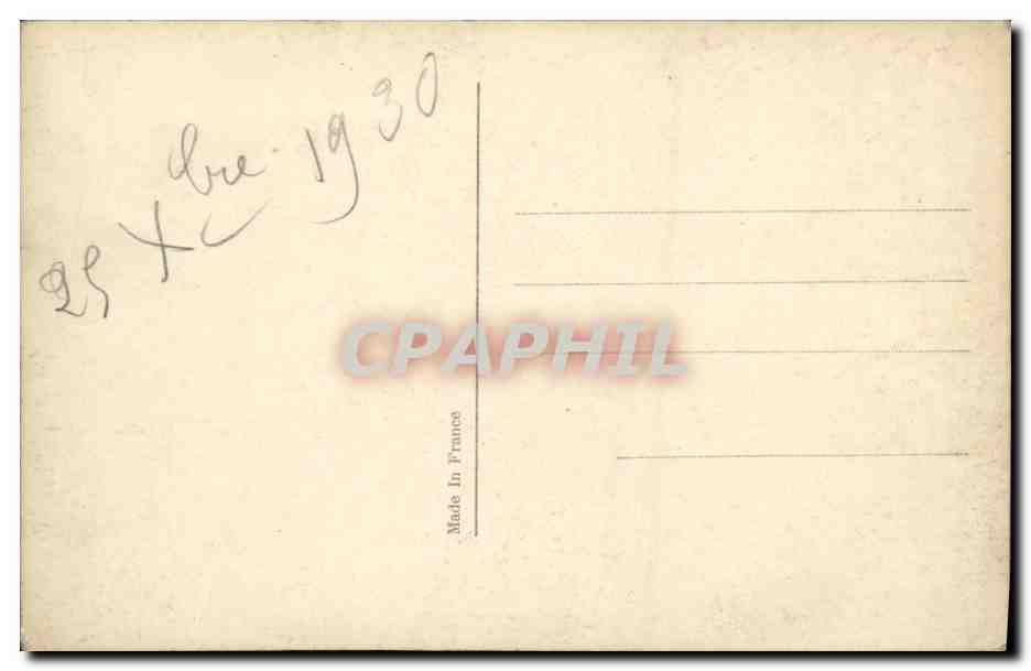 CPA Bateau Guerre Cuirasse Provence — Verso