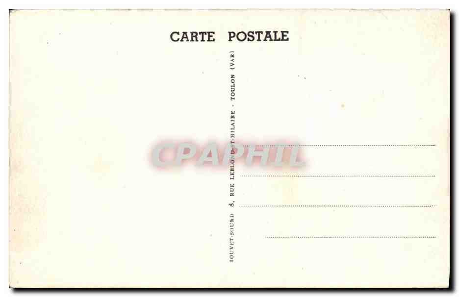 CPA Bateau Guerre Cuirasse a turbines Provence — Verso