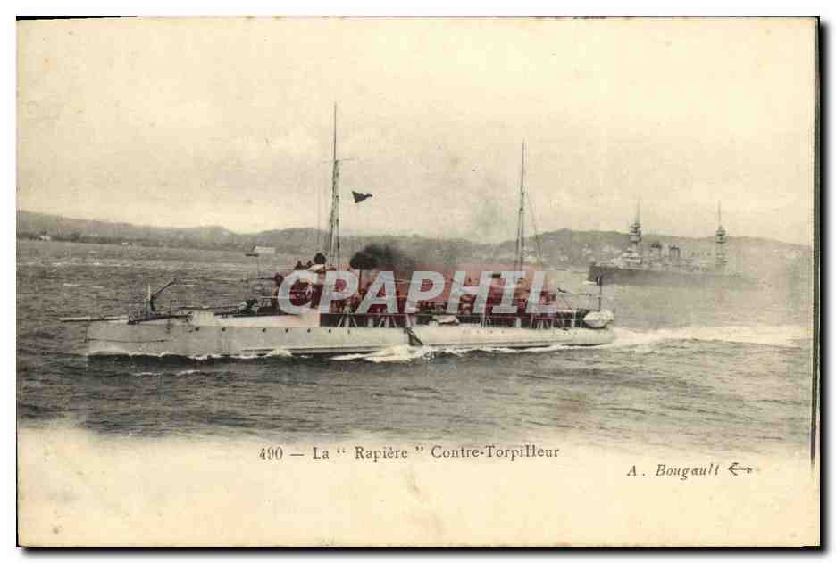 La "Rapière" Contre-Torpilleur — n°400 — éditeur A. Bougault